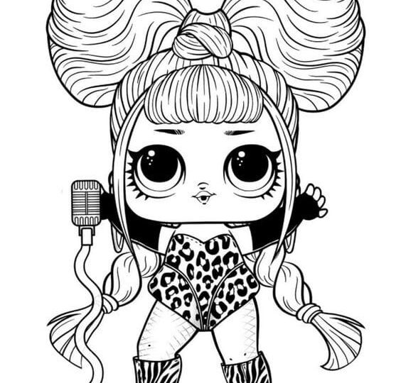 Lol doll coloring pages