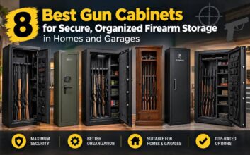 8 Best Gun Cabinets for Secure, Organized Firearm Storage in Homes and Garages