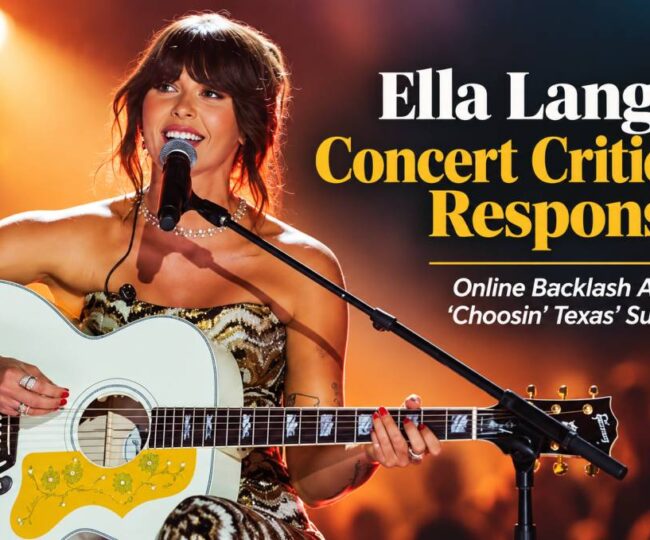 Ella Langley Concert Criticism Response