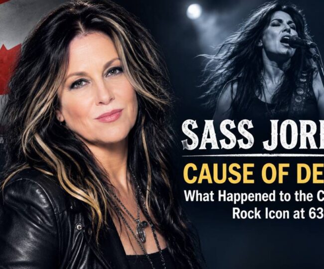 Sass Jordan Cause of Death: What Happened to the Canadian Rock Icon at 63