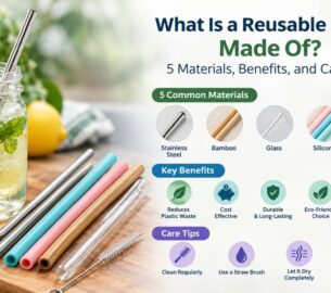 What Is a Reusable Straw Made Of